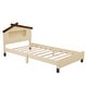 preview thumbnail 48 of 53, Platform Bed with House-shaped Headboard and Motion Activated Night