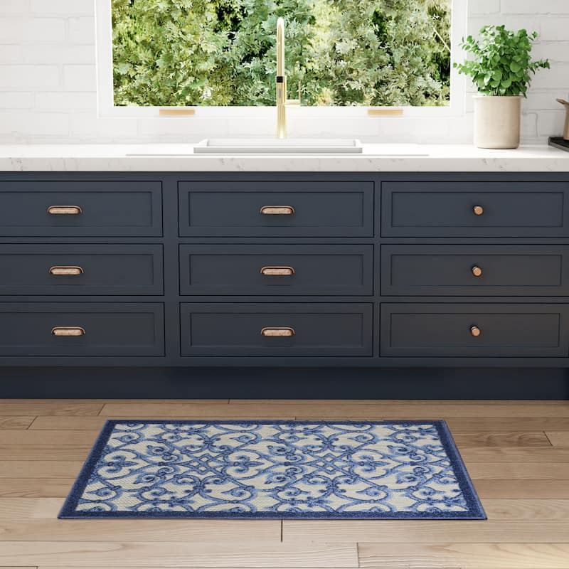 Nourison Alice Indoor/Outdoor Trellis Area Rug