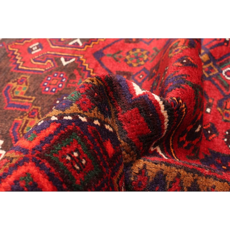 ECARPETGALLERY Hand-knotted Anadol Red Wool Rug - 4'9 x 7'5