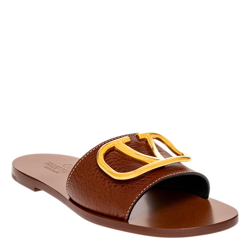 Valentino Vlogo Signature Slide Sandals - 36 EU