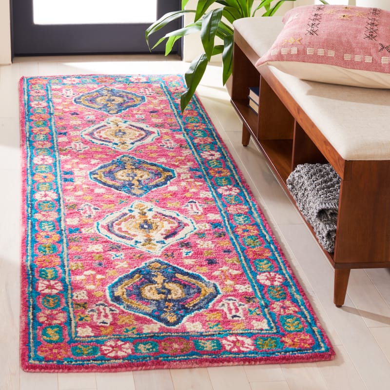 SAFAVIEH Handmade Aspen Magdalina Boho Tribal Wool Rug