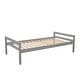 preview thumbnail 14 of 36, Elegant Style Twin Size Loft Bed with a Stand-alone Bed, Storage Staircase, Desk, Shelves and Drawers, Solid Construction, Gray