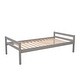 preview thumbnail 12 of 32, Twin Loft Bed with Storage Staircase and Desk, Grey