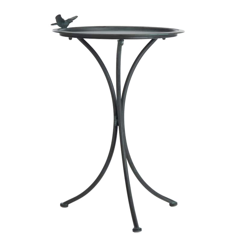 SAFAVIEH Jackeline Iron Outdoor Bird Bath - 21 In. W x 19 In. D x 29 In. H - 21Wx19Dx29H