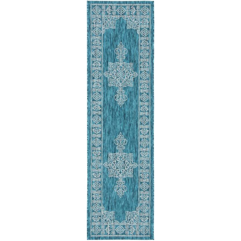 SAFAVIEH Courtyard Maralyn Indoor/ Outdoor Waterproof Patio Backyard Rug