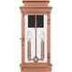 preview thumbnail 2 of 2, Noelle 2-Light Aged Copper Outdoor Wall Lantern