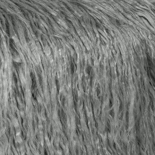 Black fur sales vanity stool