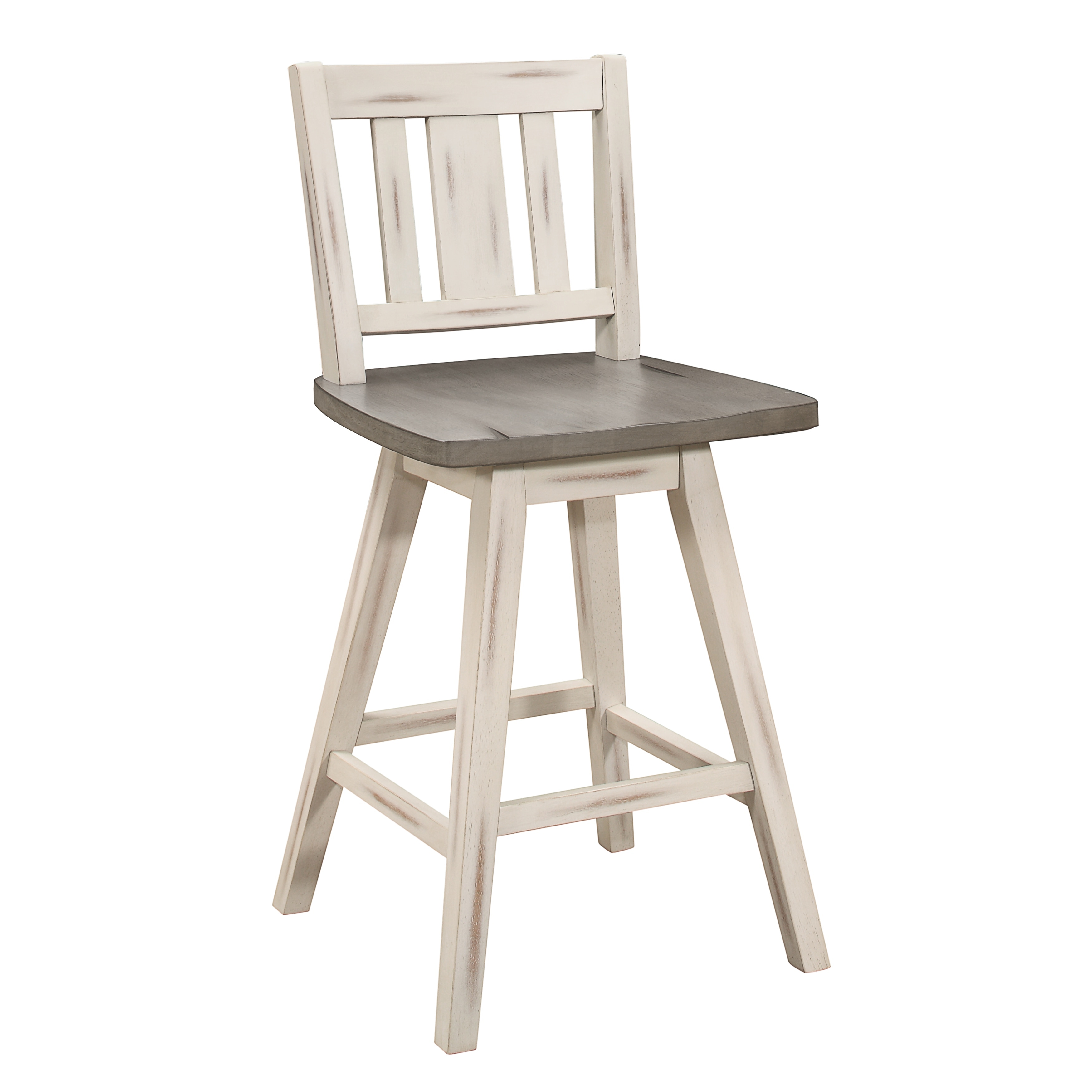 Roux Swivel Counter Height Barstool Set of 2 On Sale Bed