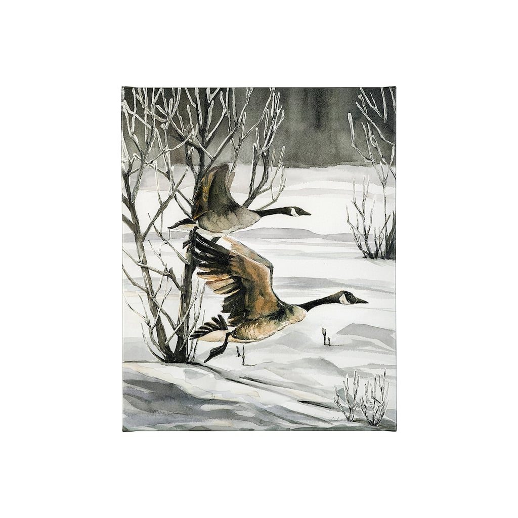 Life in North II (28 x 35) Canvas Art Print