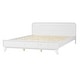 preview thumbnail 57 of 103, Rustic Pine Wood Bed Frame Low-Profile Platform Bed with Panel Headboard Solid Wood Slat Support and Extra Wide Thickened Legs