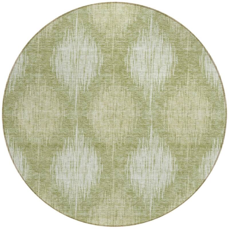 HomeRoots Ikat Transitional Rectangle Outdoor Rug