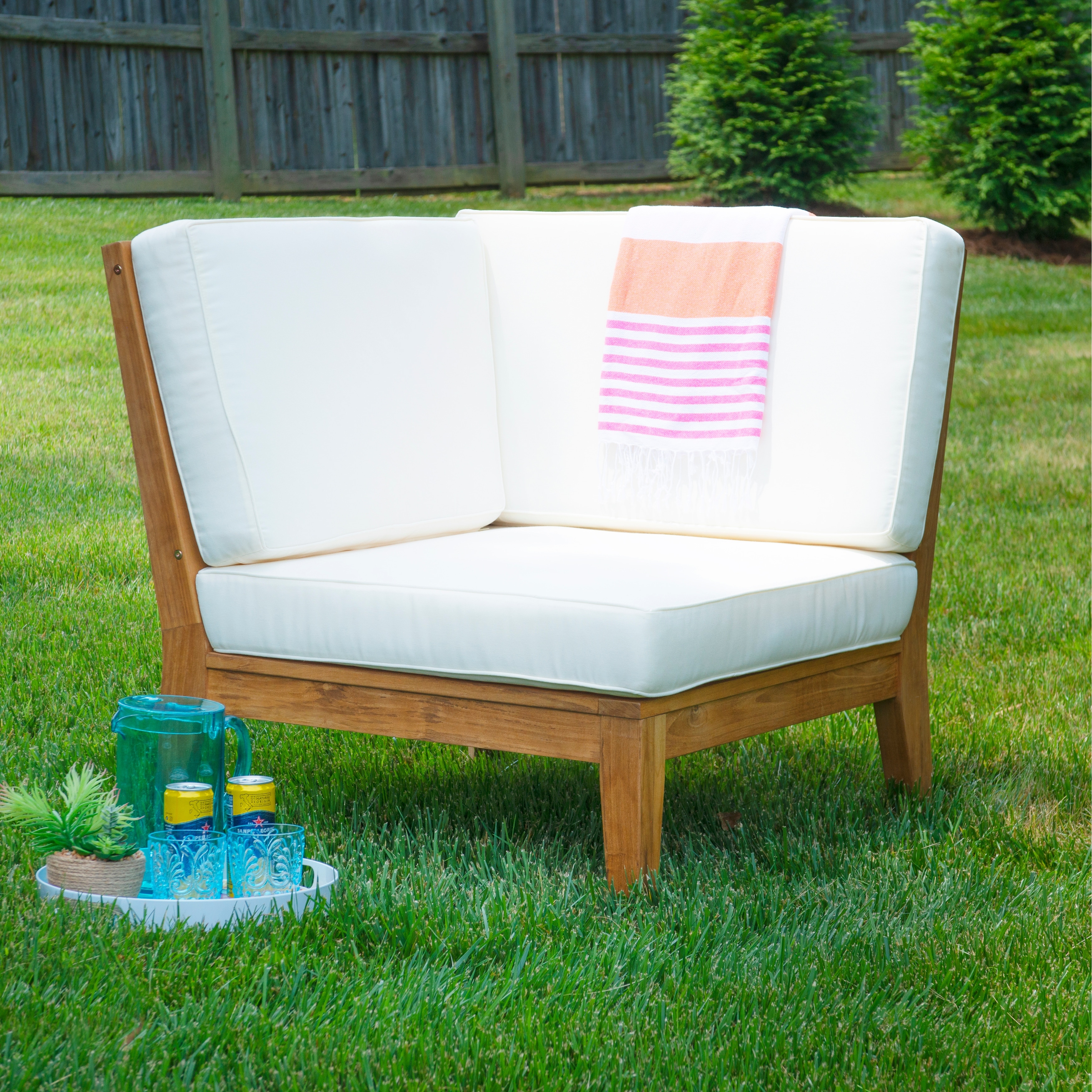Corner chair garden online