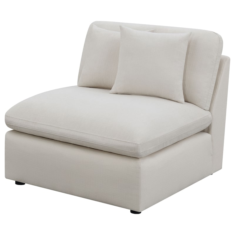 Hobson Transitional Upholstered Armless Chair
