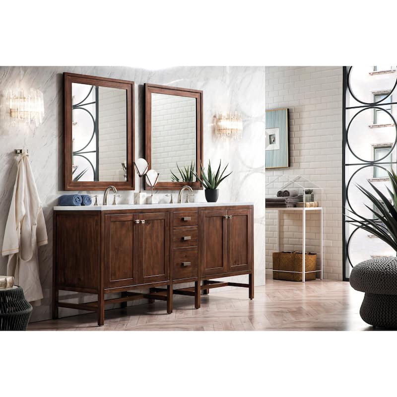 James Martin Vanities Addison 72" Single Vanity, Mid Century Acacia