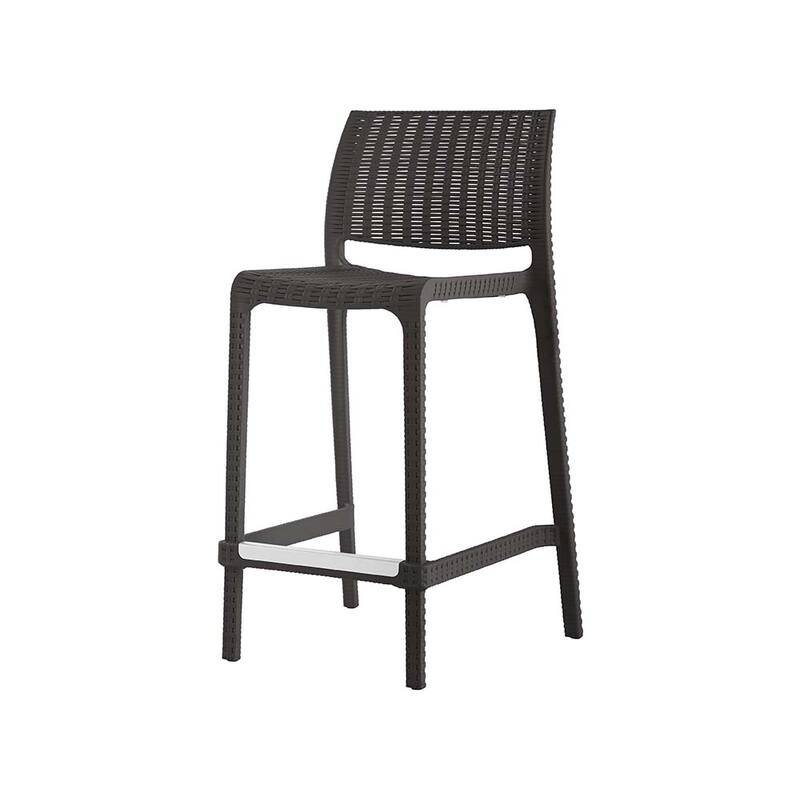 Rue Resin Stackable Counter Stools, Set of 2