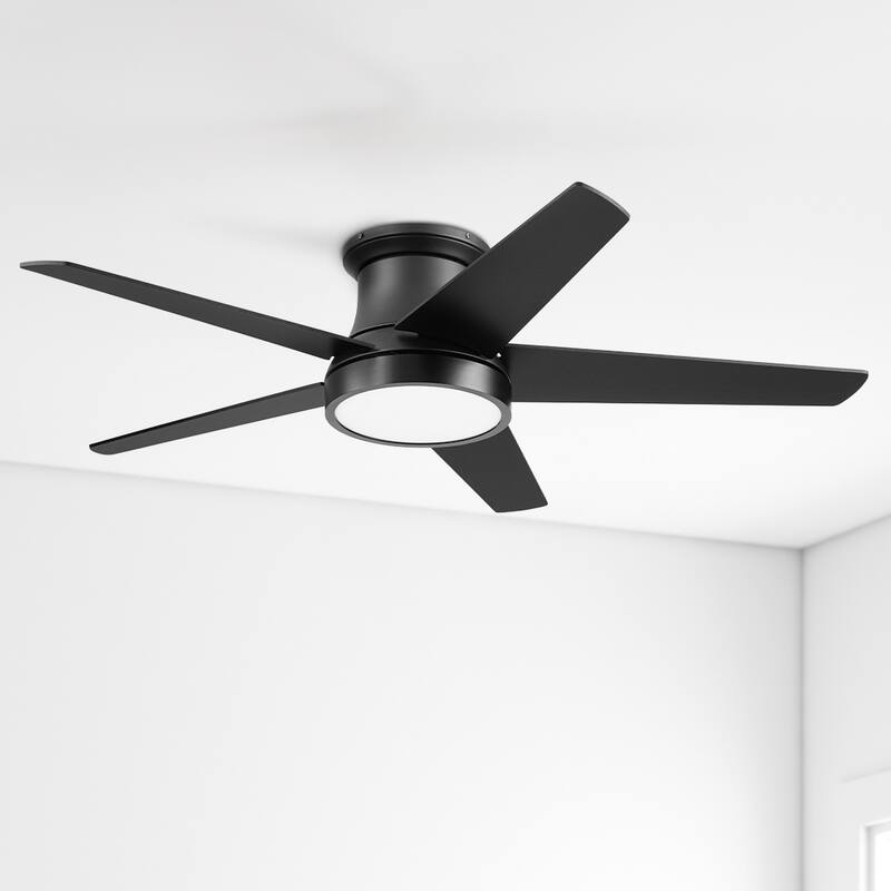 52" Honeywell Tynesdale Contemporary Ceiling Fan with Color Changing Light, Remote Control - 52 Inches