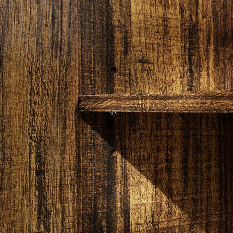 Multi-Functional Reptile Terrarium Cabinet with Sliding Glass Doors, Plant Shelf & Storage Base Vivarium Stand with Lighting Bar