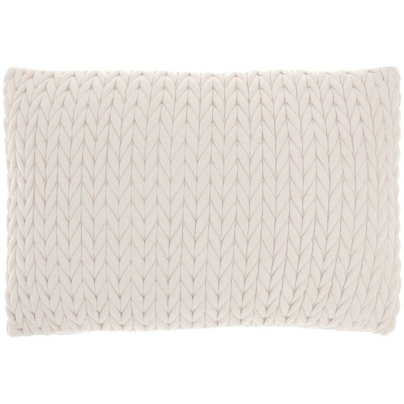 Chunky Braid Lumbar Pillow
