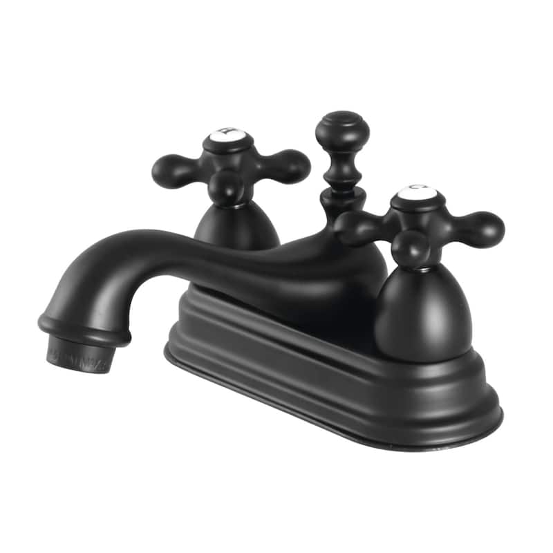 Kingston Brass Restoration 1.2 GPM Centerset Bathroom Faucet with - Matte Black