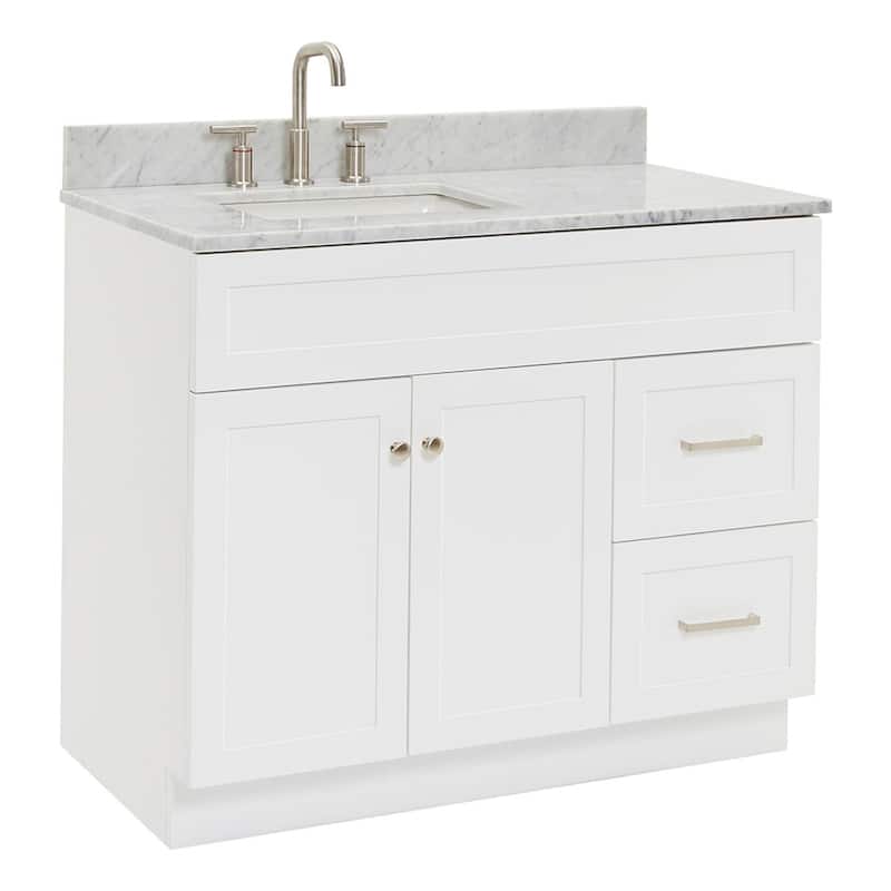 Ariel F043SLCW2RVO Hamlet 43" Free Standing Single Basin Vanity Set