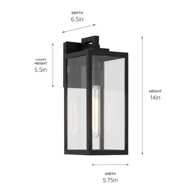 Kichler 59111 Branner 14" Tall Wall Sconce