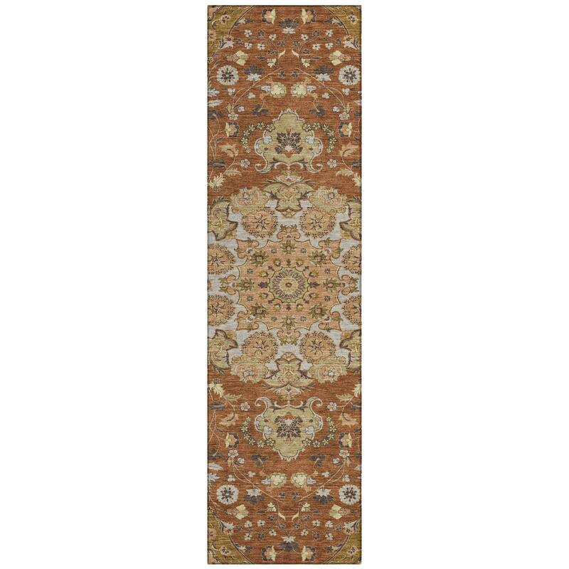 Machine Washable Indoor/ Outdoor Global Eckley Chantille Rug