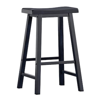 Salvador II Saddle Seat Backless Bar Stools (Set of 2) by iNSPIRE Q Classic