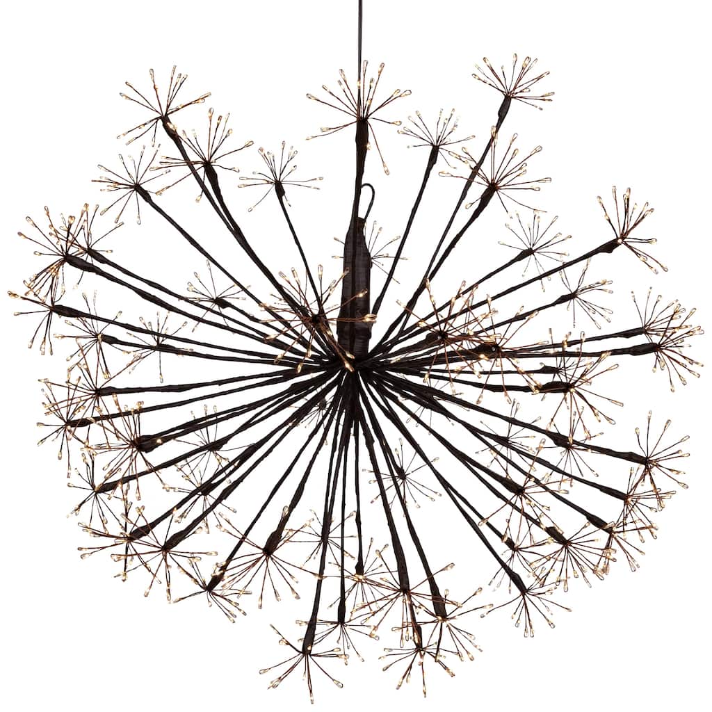 LED Lighted Starburst Ball Decoration - 20" - Warm White
