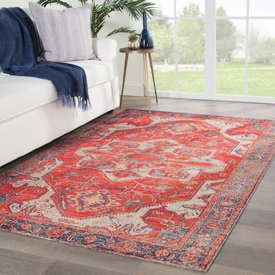 Leighton Indoor and Outdoor Medallion Area Rug