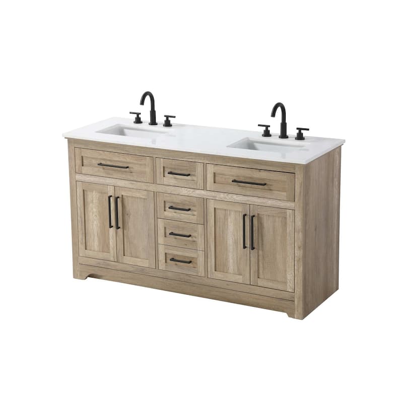Nathaniel Double Bathroom Vanity (54-84 inch)