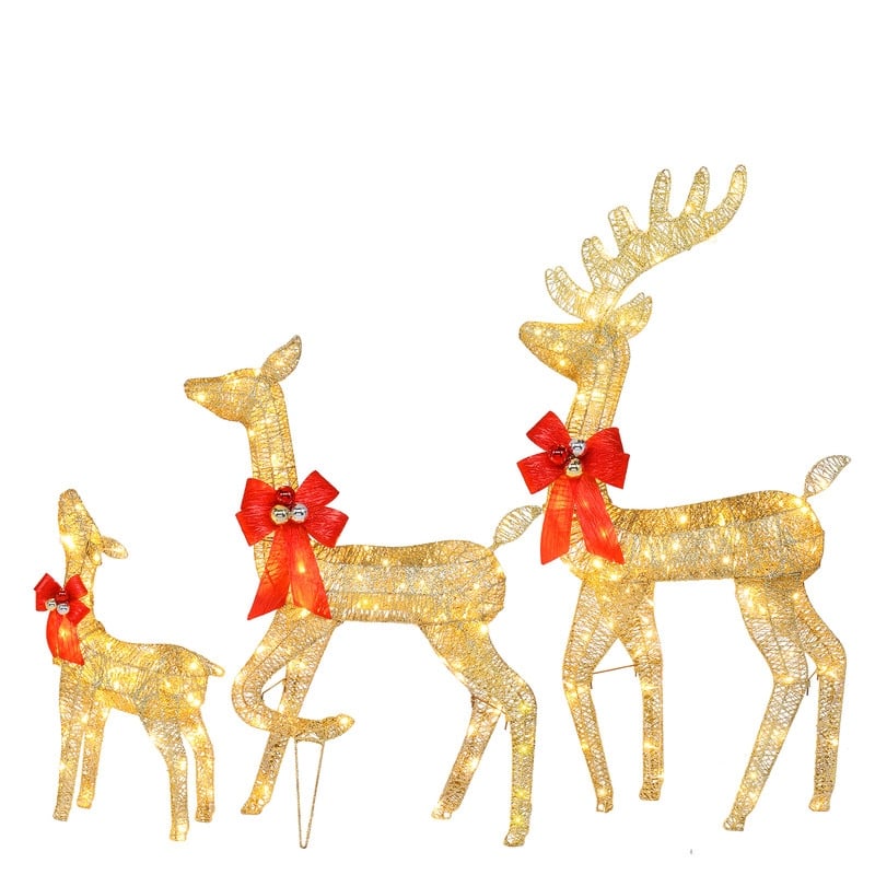 Courtyard Family Elk Decoration