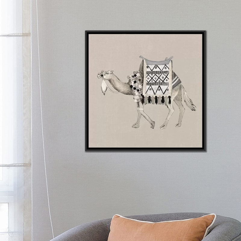 iCanvas "Exotic Camel II" by Tava Studios Framed