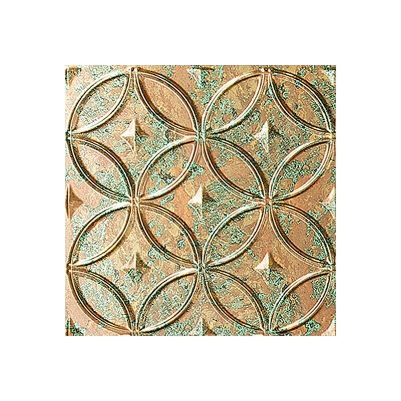 FASÄDE Rings 4-foot x 8-foot PVC Wall Panel in Copper Fantasy - Sample