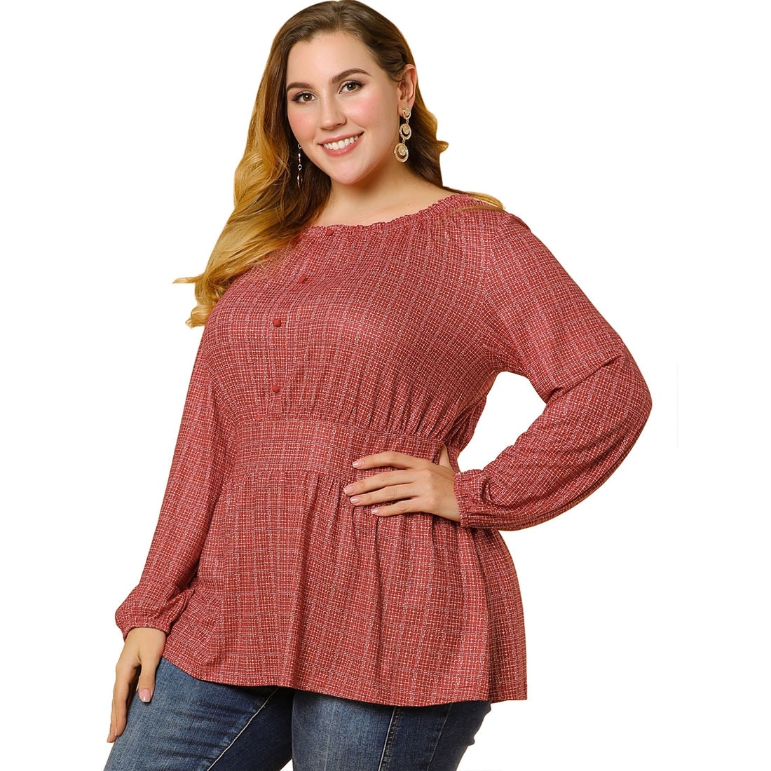 plus size casual blouses