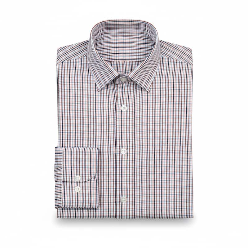 Chaps Men's Wrinkle-Resistant Plaid Dress Shirt - Slim Fit