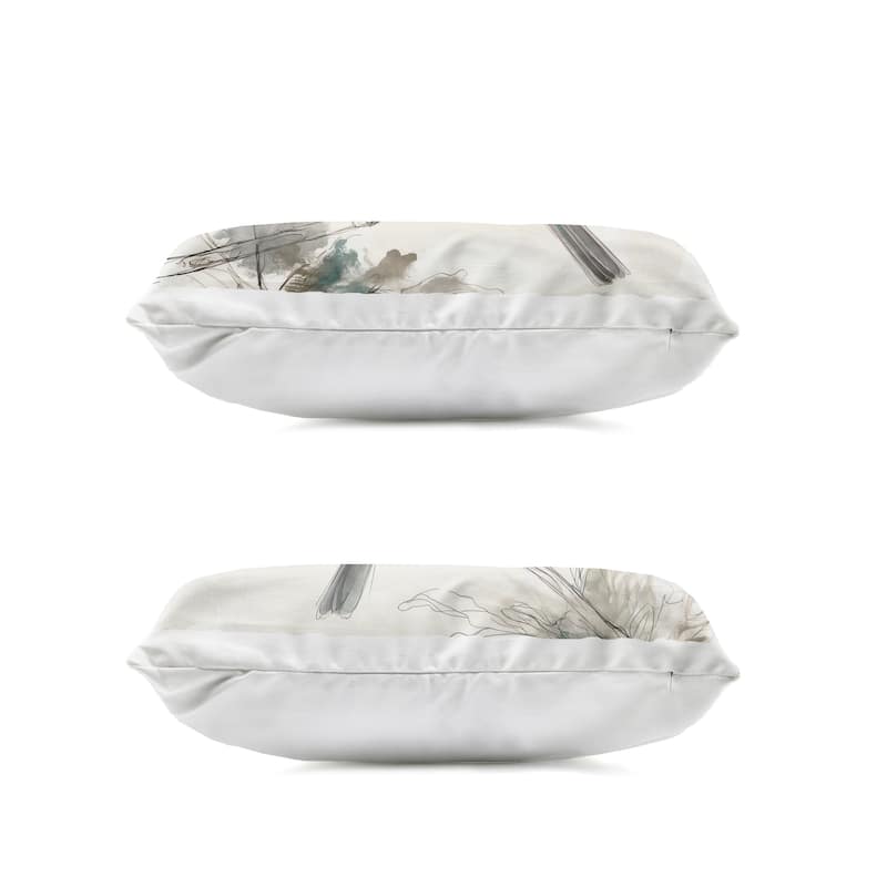 Stupell Sketched Birds on Branches Printed Outdoor Throw Pillow Design by LSR Creative Studio (Set of 2)