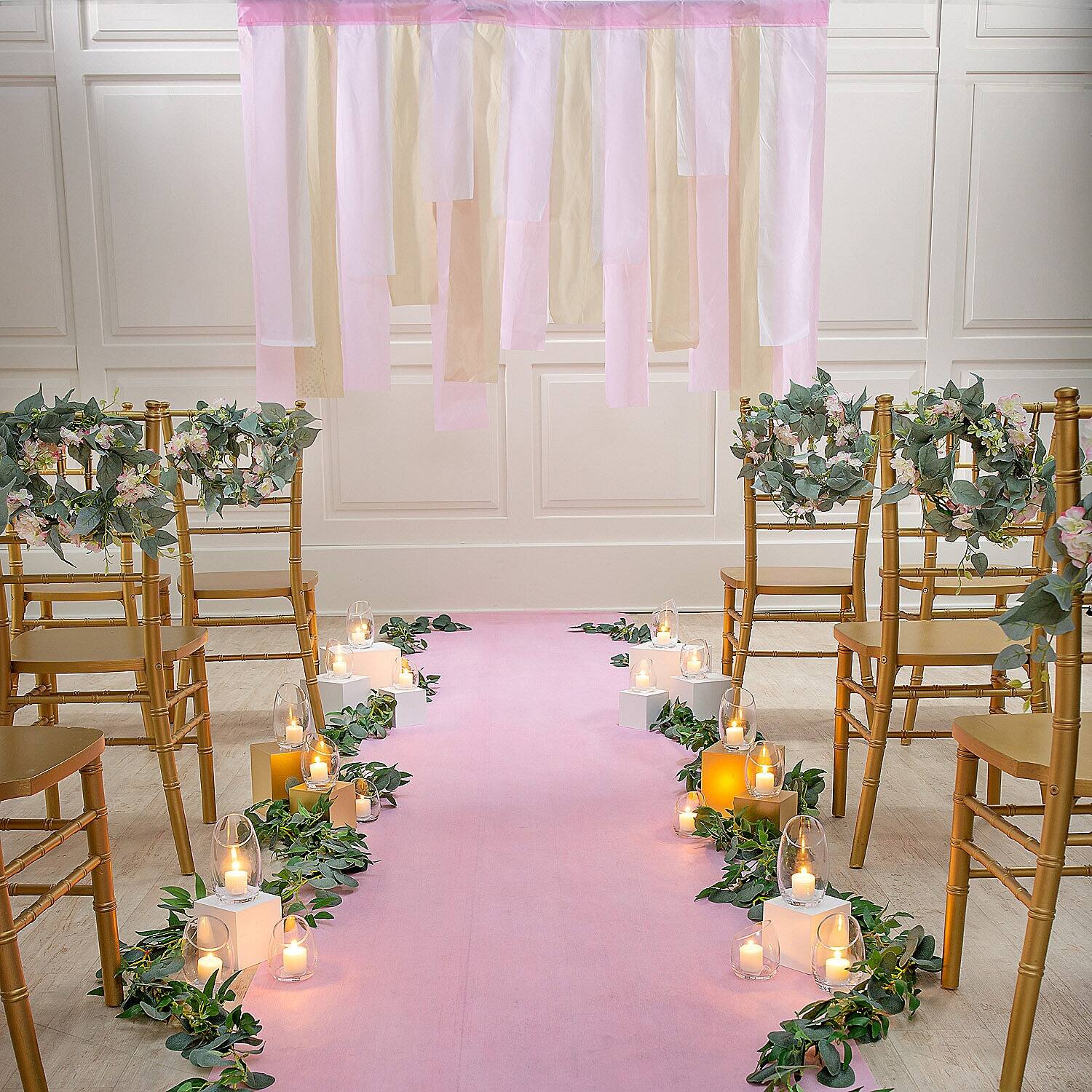 Value Faux Mixed Greenery Garland, Wedding Supplies, Home Decor, 6