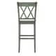 preview thumbnail 4 of 11, Eleanor X Back Bar Height Chairs (Set of 2) by iNSPIRE Q Classic
