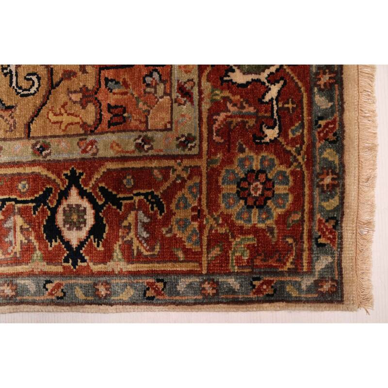 ECARPETGALLERY Hand-knotted Jules Sultane Ivory Wool Rug - 5'2 x 7'10