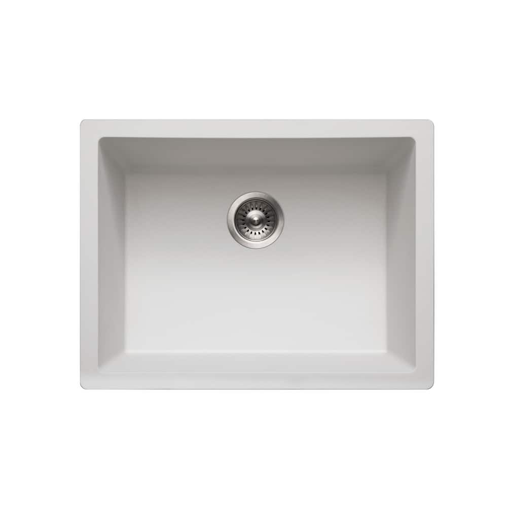 Houzer G-300U Quartztone 24-3/8" Undermount Single Basin Granite