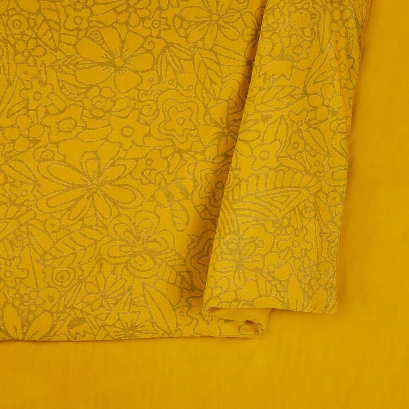 Birds and Bee 3-Piece Duvet Cover Set by Jungalow