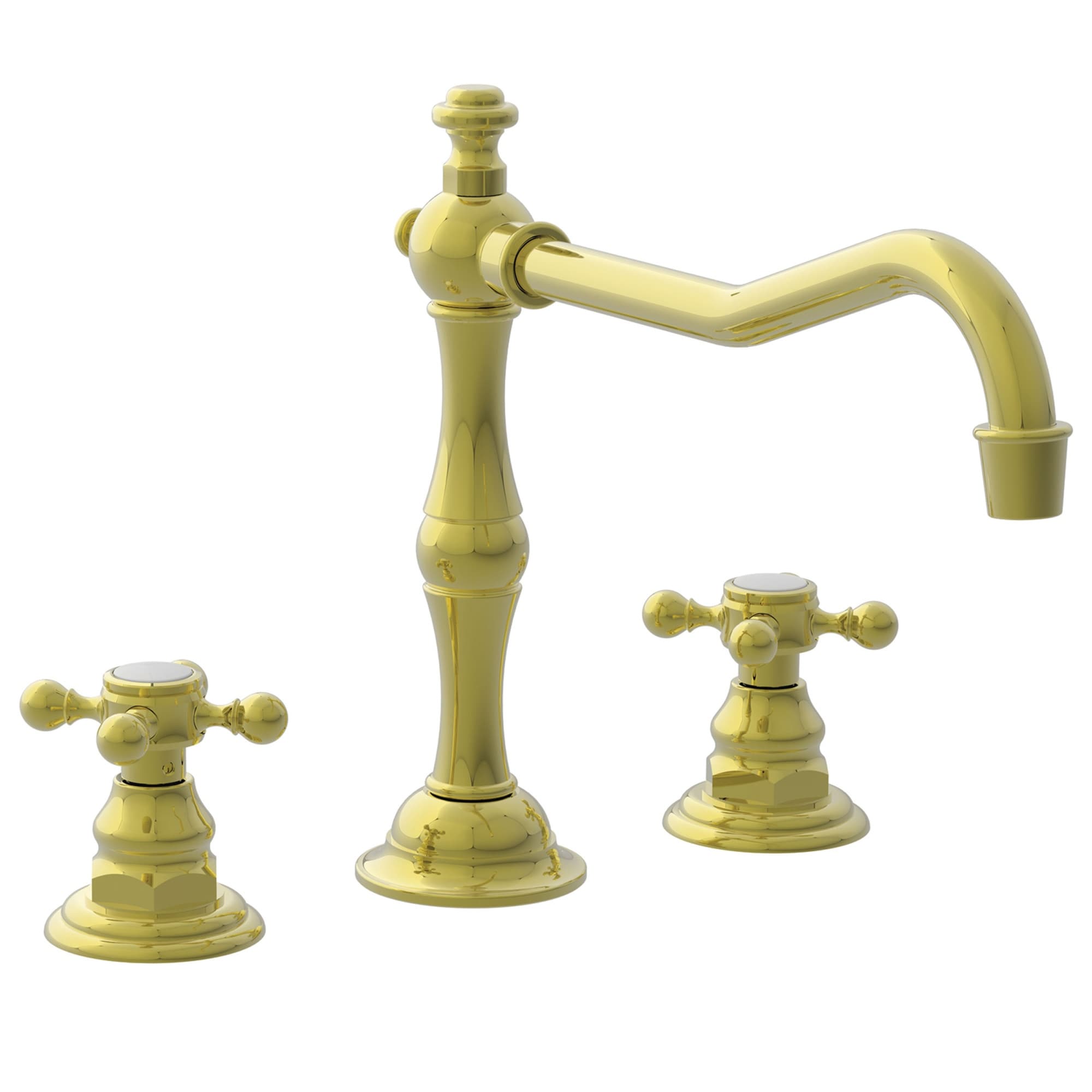 Newport Brass 942 Chesterfield Double Handle Widespread Kitchen Faucet Overstock 13201041