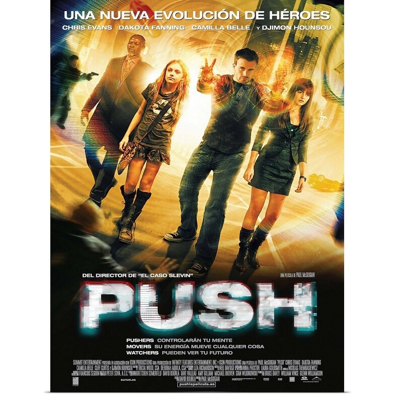 Push - Movie Poster - Spanish" Poster Print - Multi - Bed Bath & Beyond -  24135079