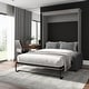 preview thumbnail 10 of 10, Versatile Queen Murphy Bed with Sofa (78W) by Bestar