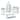 Izod Trellis 4-Piece Bath Accessory Set - 4 Pc Accessory Set