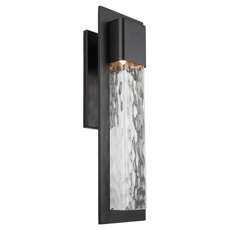 Mist 16in LED Indoor or Outdoor Wall Light 3000K Black