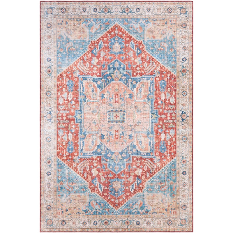 Livabliss Mitika Vintage Medallion Area Rug