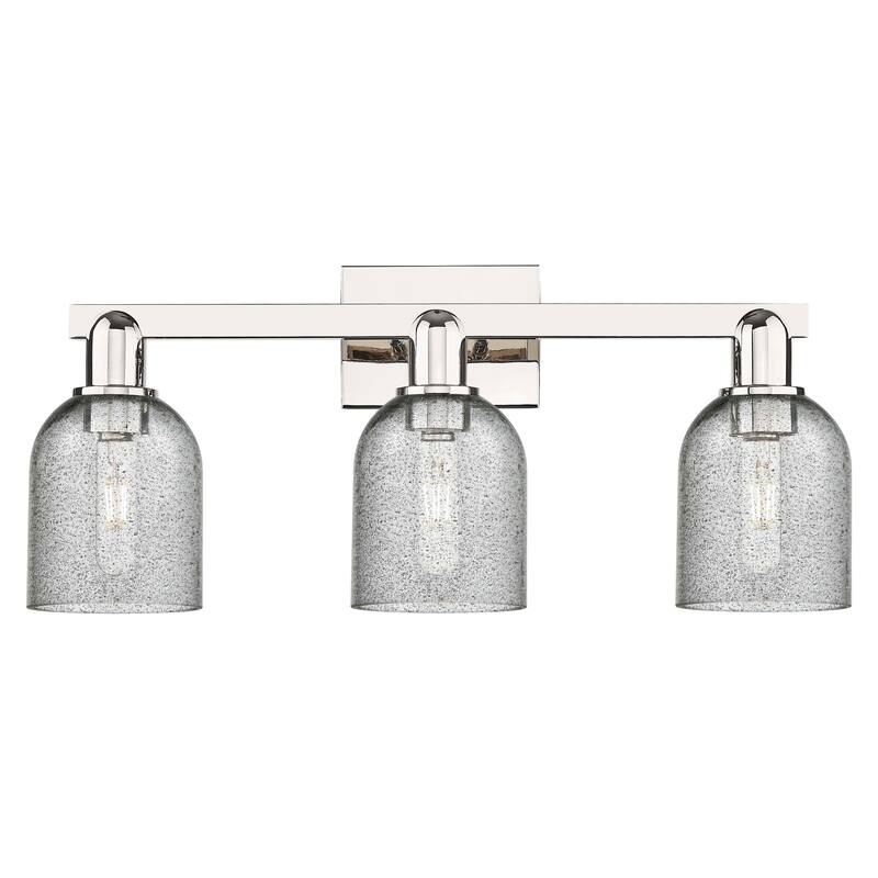 Innovations Lighting Endless Possibilities Arcadia - Caledonia - 3 Light 24" Bath Vanity Light - Charcoal/Polished Nickel