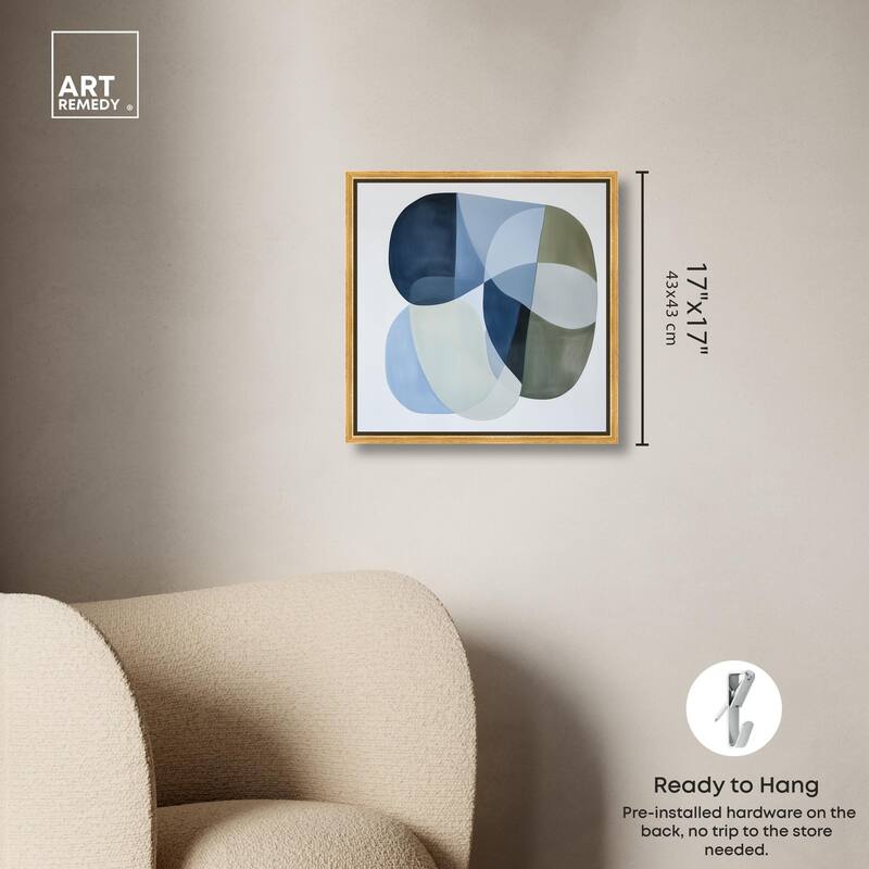 Serene Overlap II Canvas by Art Remedy