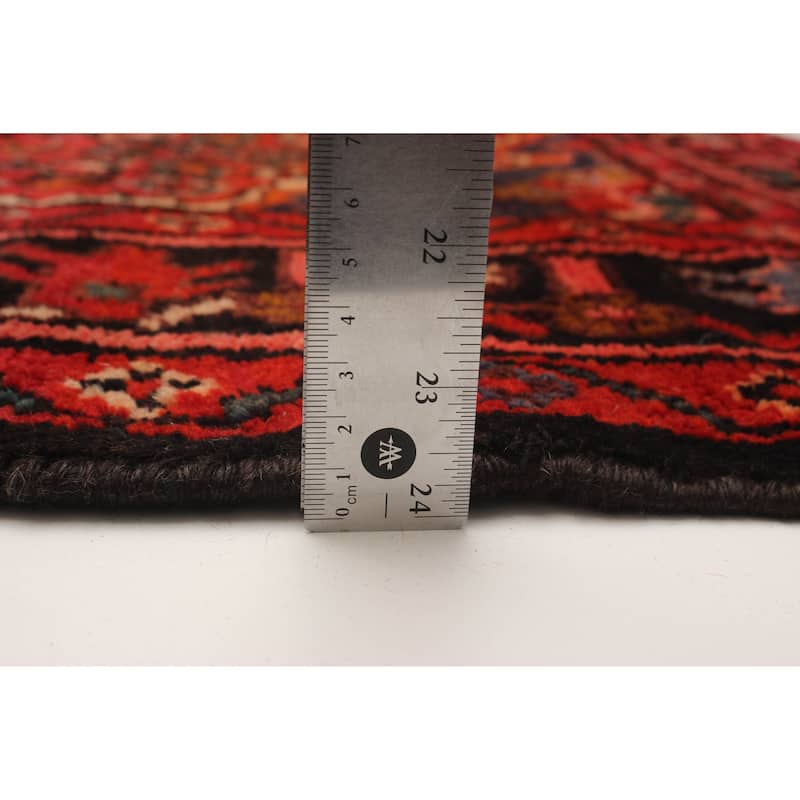 ECARPETGALLERY Hand-knotted Andelz Red Wool Rug - 3'8 x 14'1